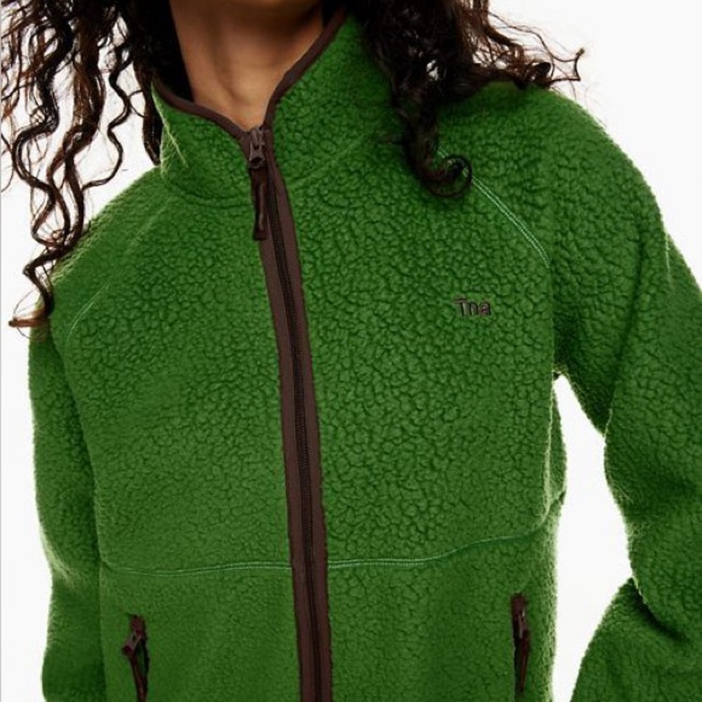 TNA Aritzia Bigfoot Fleece Polartec Zip Up